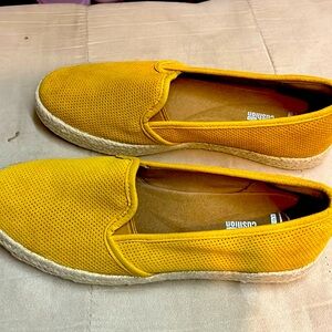 Clarks Yellow Azella Theoni Espadrille size 8